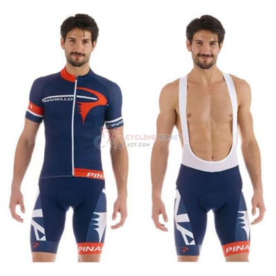 Pinarello Cycling Jersey Kit Short Sleeve 2015 Red And Blue