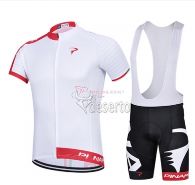 Pinarello Cycling Jersey Kit Short Sleeve 2015 White And Red