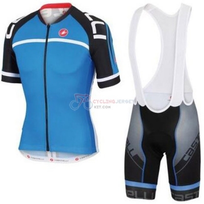 Castelli Cycling Jersey Kit Short Sleeve 2016 Black And Blue