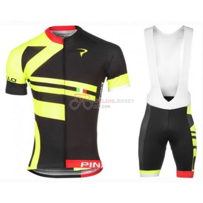 Pinarello Cycling Jersey Kit Short Sleeve 2016 Red And Yellow