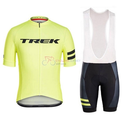 2018 Trek Cycling Jersey Kit Short Sleeve Light Yellow