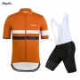 Rapha Cycling Jersey Kit Short Sleeve 2019 Orange White