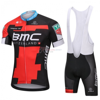 Bmc Cycling Jersey Kit Short Sleeve 2018 Red and Black