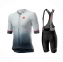 Castelli Cycling Jersey Kit Short Sleeve 2021 Black Gray White