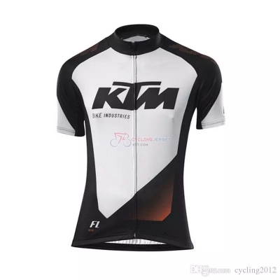 Ktm Cycling Jersey Kit Short Sleeve 2018 White Black