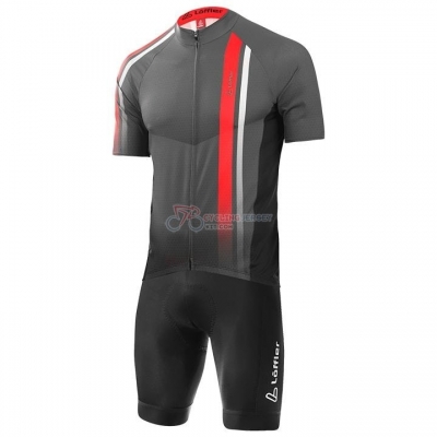 Loffler Cycling Jersey Kit Short Sleeve 2020 Black White Red