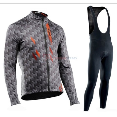 Northwave Cycling Jersey Kit Long Sleeve 2019 Gray