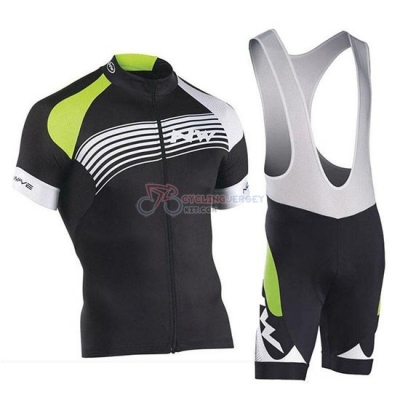 Northwave Cycling Jersey Kit Short Sleeve 2019 Black Green Silver