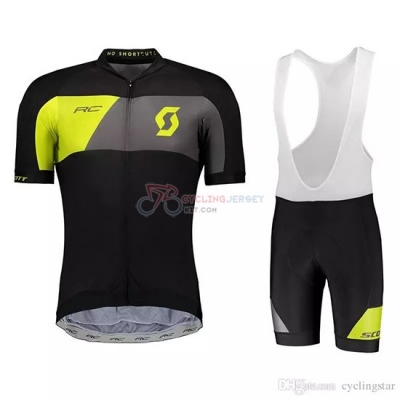 Scott Cycling Jersey Kit Short Sleeve 2018 Black Yellow