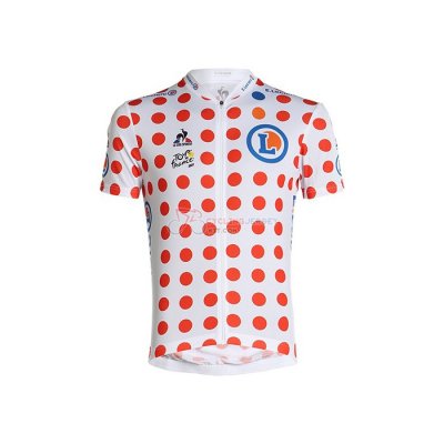 Tour de France Cycling Jersey Kit Short Sleeve 2021 Red White
