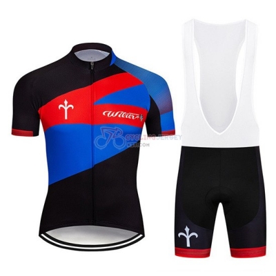 Wilier Cycling Jersey Kit Short Sleeve 2019 Black Red Blue