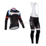 Nalini Cycling Jersey Kit Long Sleeve 2014 Black And White