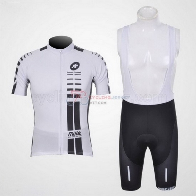 Assos Cycling Jersey Kit Short Sleeve 2011 White And Black