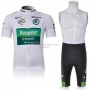 Europcar Cycling Jersey Kit Short Sleeve 2011 Green And White