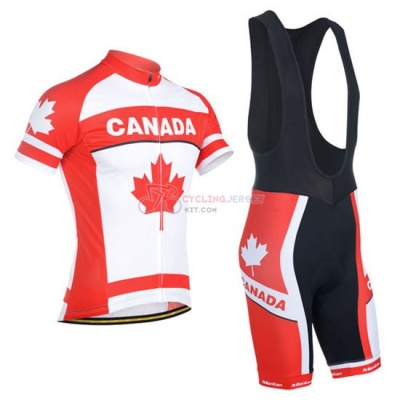 Canada Cycling Jersey Kit Short Sleeve 2014