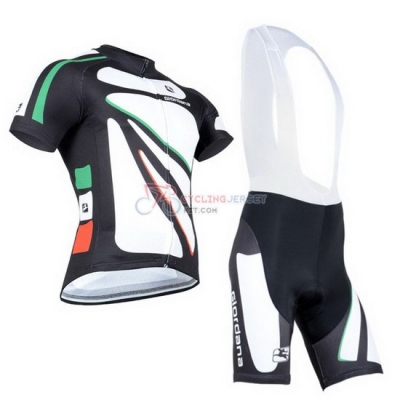 Giordana Cycling Jersey Kit Short Sleeve 2014 Green And White