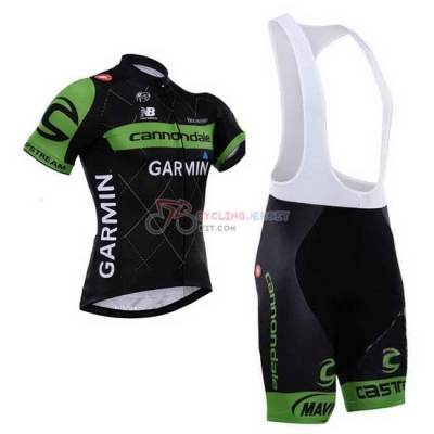 Cannondale Cycling Jersey Kit Short Sleeve 2015 Green And Black