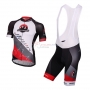 2016 Team Craft Rocky Mountain white black Short Sleeve Cycling Jersey And Bib Shorts Kit