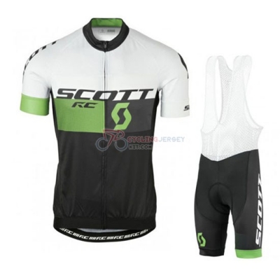 Scott Cycling Jersey Kit Short Sleeve 2016 White And Green