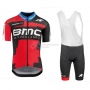 2018 BMC Red and Cycling Jersey Kit Short Sleeve Black