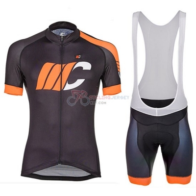 2018 Cipollini Easy Cycling Jersey Kit Short Sleeve Black and Orange
