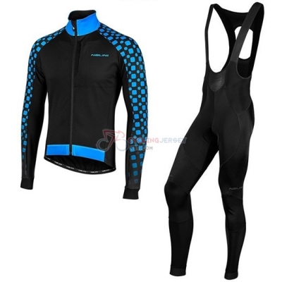 Nalini CRIT 3l 2.0 Cycling Jersey Kit Long Sleeve 2019 Black Bluee
