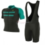 ALE Prr 2.0 Piuma Short Sleeve Cycling Jersey and Bib Shorts Kit 2017 black and light blue