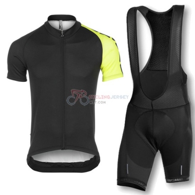 Assos Cycling Jersey Kit Short Sleeve 2016 Yellow And Black