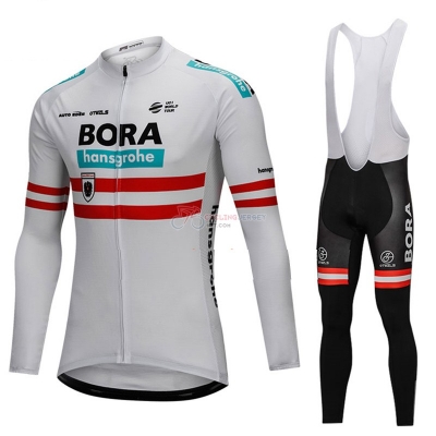 Bora Campioni Austria Cycling Jersey Kit Long Sleeve White