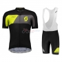 Castelli Cycling Jersey Kit Short Sleeve 2018 Black Gray Yellow