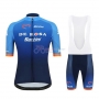 De Pink Cycling Jersey Kit Short Sleeve 2019 Blue