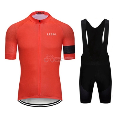 Le Col Cycling Jersey Kit Short Sleeve 2020 Red