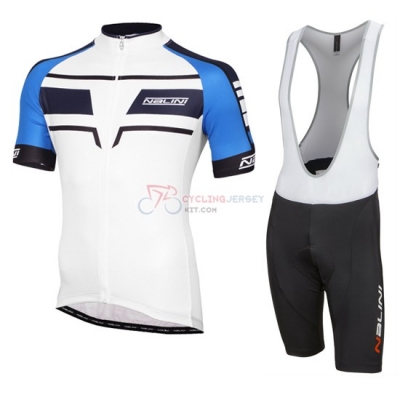 Nalini Cycling Jersey Kit Short Sleeve 2016 Blue And White