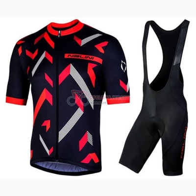 Nalini Descesa 2.0 Cycling Jersey Kit Short Sleeve 2019 Black Red