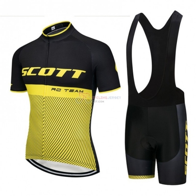 Scott Cycling Jersey Kit Short Sleeve 2018 Black and Yellow