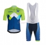 Slovenia Cycling Jersey Kit Short Sleeve 2020 Green Blue