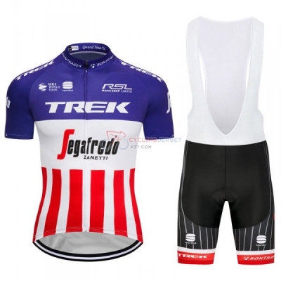 Trek Segafredo Cycling Jersey Kit Short Sleeve 2018 Fuchsia Red White