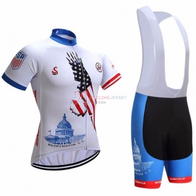 USA Cycling Jersey Kit Short Sleeve 2018 White