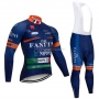 Vini Fantini Cycling Jersey Kit Long Sleeve 2019 Blue