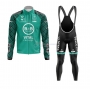Vital Concept-BB Hotels Cycling Jersey Kit Long Sleeve 2020 White Green