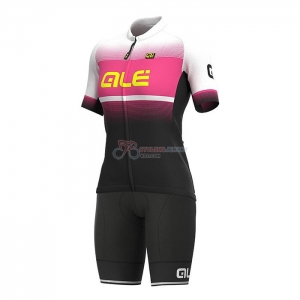 Women ALE Cycling Jersey Kit Short Sleeve 2021 Pink