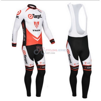 Trek Cycling Jersey Kit Long Sleeve 2013 Orange And White