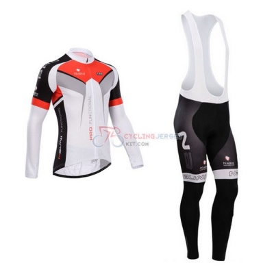 Nalini Cycling Jersey Kit Long Sleeve 2014 Red And White