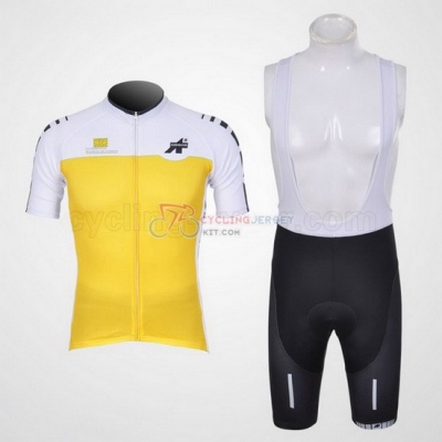 Assos Cycling Jersey Kit Short Sleeve 2011 White And Yellow