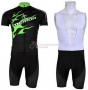 Merida Cycling Jersey Kit Short Sleeve 2013 Black And Green