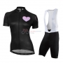 Women Cycling Jersey Kit Nalini Short Sleeve 2016 Pink And Black