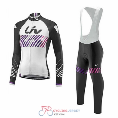 2017 Liv Cycling Jersey Kit Long Sleeve white