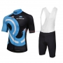 2018 Bici Amore Mio Cycling Jersey Kit Short Sleeve Black and Blue