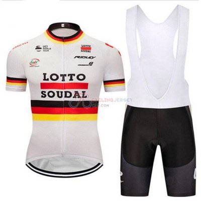 2018 Lotto Soudal Cycling Jersey Kit Short Sleeve Campione Germany
