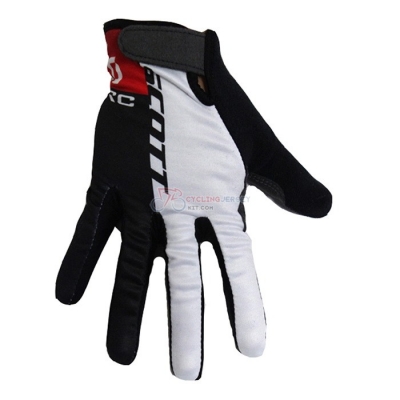 2020 Scott Long Finger Gloves Black White